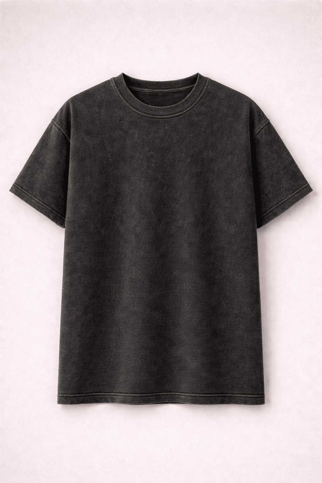 Remera oversize unisex stone wash